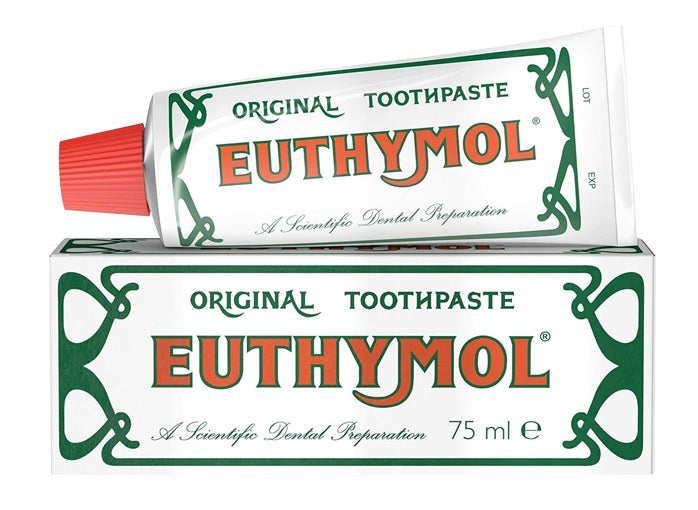 【包邮包税】英国Euthymol复古粉色牙膏清洁牙齿保护牙龈去牙结石 75ml