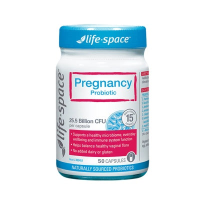 【包邮包税】pregnancy Life Space 益倍适probiotic孕期益生菌胶囊 50粒