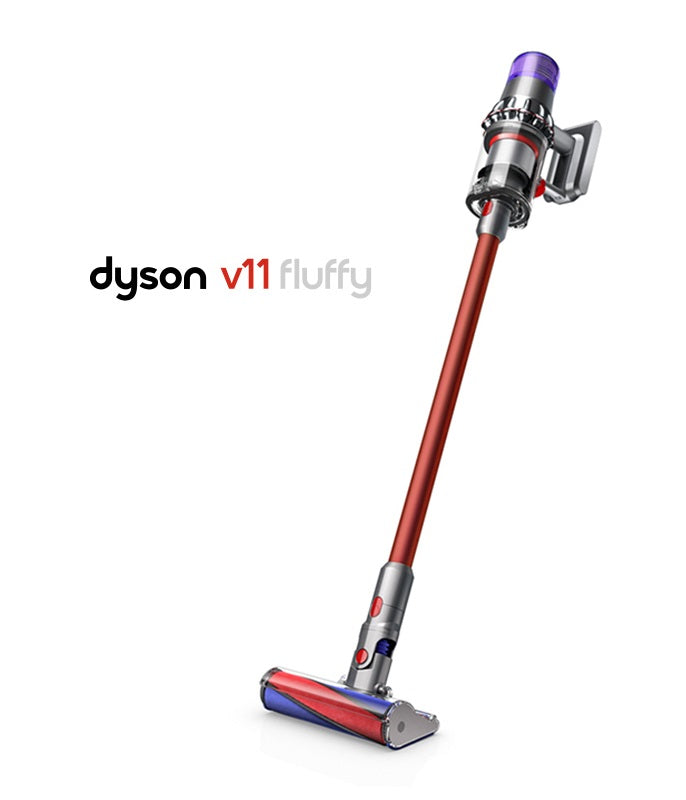 【现货包邮】国行Dyson戴森小型家用手持无线吸尘器大吸力除螨强力  V11 Fluffy红色5吸头