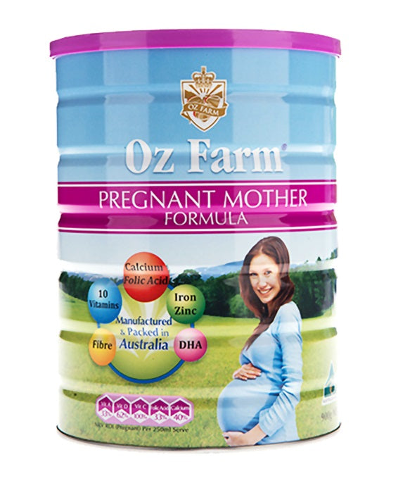 【包邮包税】澳洲Oz Farm澳美滋孕妇奶粉产前孕期哺乳怀孕期DHA叶酸 900g