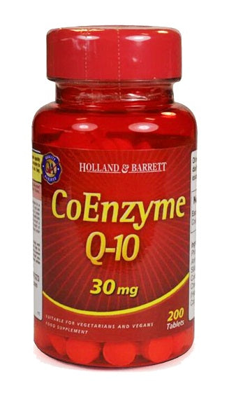 【现货包邮】荷柏瑞（Holland&Barrett）CoEnzyme Q-10辅酶Q10 30mg 200粒