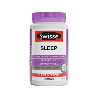 【包邮包税】澳洲Swisse SLEEP改善睡眠缓解压力缬草片睡眠片 100粒