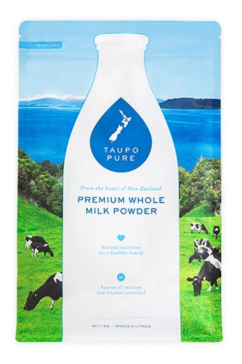 【包邮包税】新西兰Taupo Pure特贝优全脂奶粉 1kg