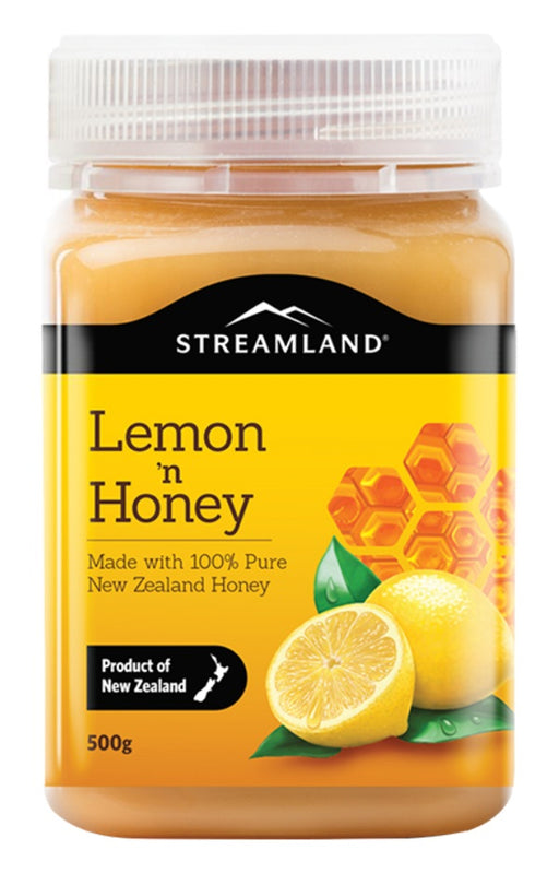 【包邮包税】新西兰Streamland新溪岛Lemon ‘n Honey柠檬蜂蜜 500g
