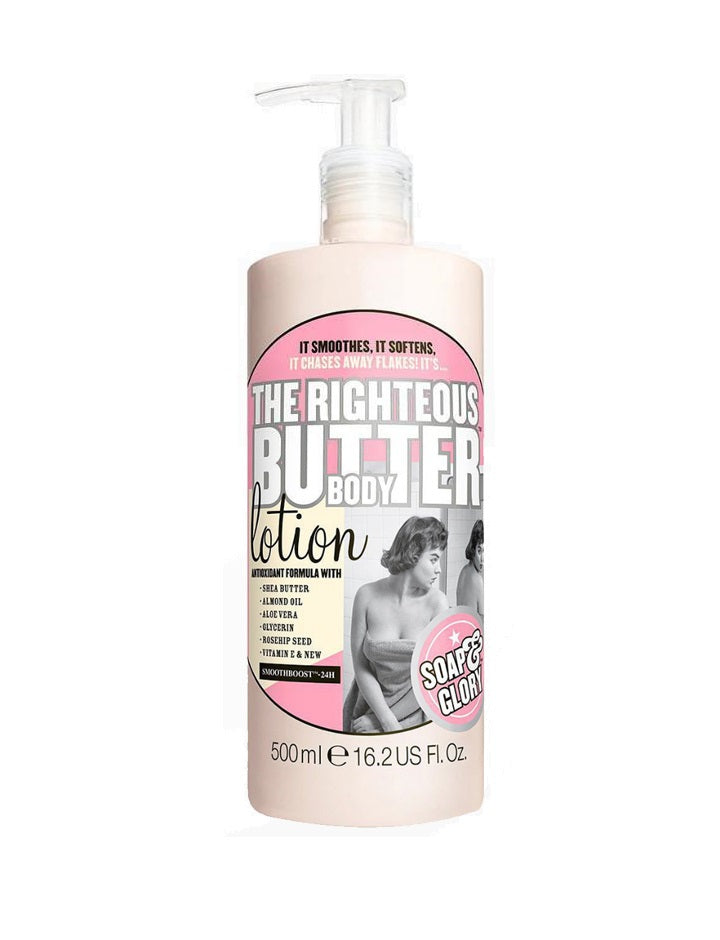 【包邮包税】Soap&Glory 护肤The Righteous body Butter Lotion滋润黄油身体乳  500ml