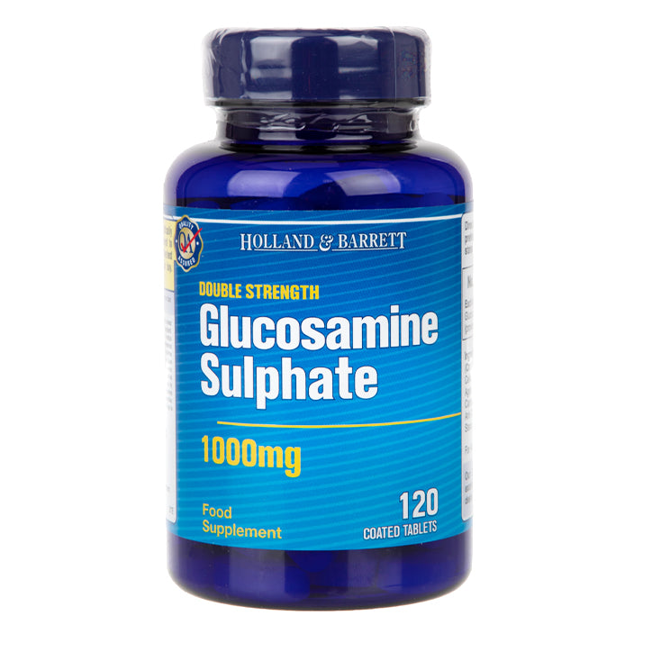 【包邮包税】荷柏瑞（Holland&Barrett）Glucosamine Sulphate氨糖软骨素维骨素关节润滑修复 1000mg 120粒