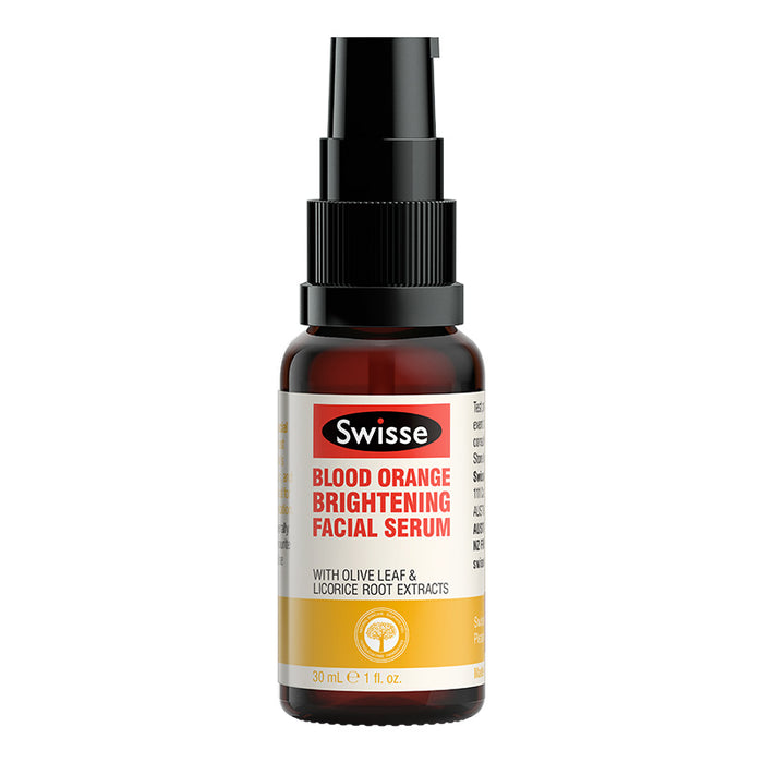 【包邮包税】澳洲swisse BLOOD ORANGE BRIGHTENING FACIAL SERUM血橙美白精华露 30ML