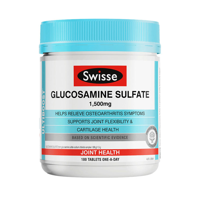 【包邮包税】澳洲Swisse CLUCOSAMINE SULFATE维骨力硫酸氨基葡萄糖软骨素 180粒