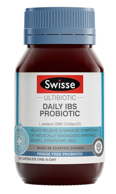 【包邮包税】澳洲Swisse DAILY IBS PROBIOTIC肠胃敏感益生菌胶囊 30粒