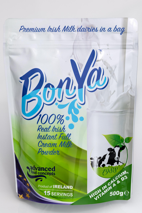 【包邮包税】Bonya邦雅100%爱尔兰牧场有机高钙全脂成人奶粉 500g