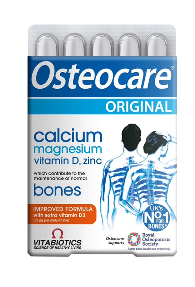 【现货包邮】Vitabiotics薇塔贝尔 Osteocare钙镁锌三合一全家营养钙片   90片