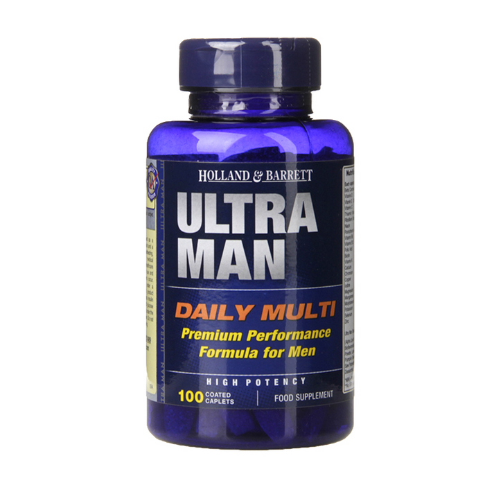 【现货包邮】荷柏瑞（Holland&Barrett）ULTRA MAN男士营养素片 100粒