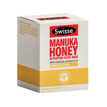 【包邮包税】澳洲swisse MANUKA HONEY DETOXIFYING FACIAL MASK麦卢卡蜂蜜面膜深层清洁去黑头  70g