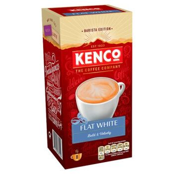 【包邮包税】KENCo即饮速溶咖啡FLAT WHITE 平白/馥芮白  18.7gx8杯=149.6g/盒