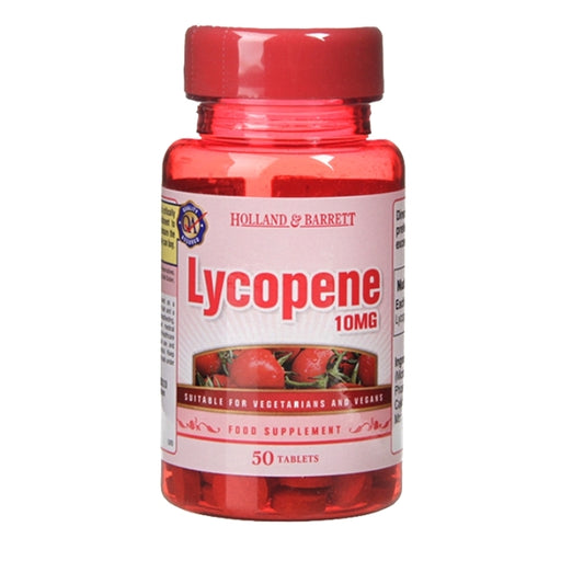 【现货包邮】荷柏瑞（HOLLAND & BARRETT）Lycopene蕃茄红素10mg50粒