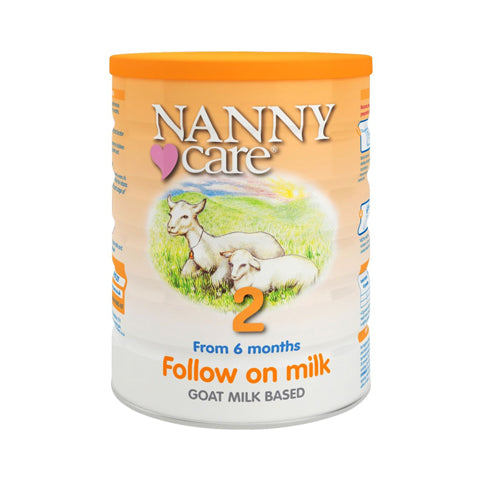 【包邮包税】NANNY care纳尼凯尔 婴幼儿羊奶粉 2段（ 6-12月）900g